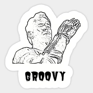 Ash has a new groovy hand Sticker